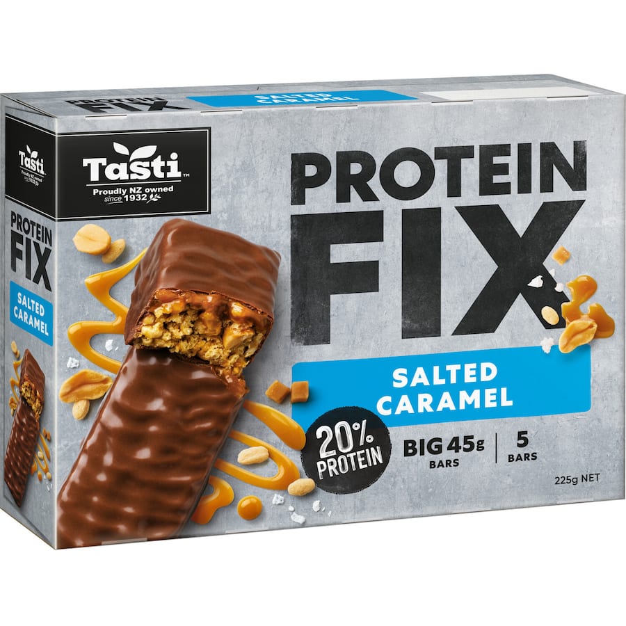 Tasti Protein Bars Salted Caramel 5pk 225g