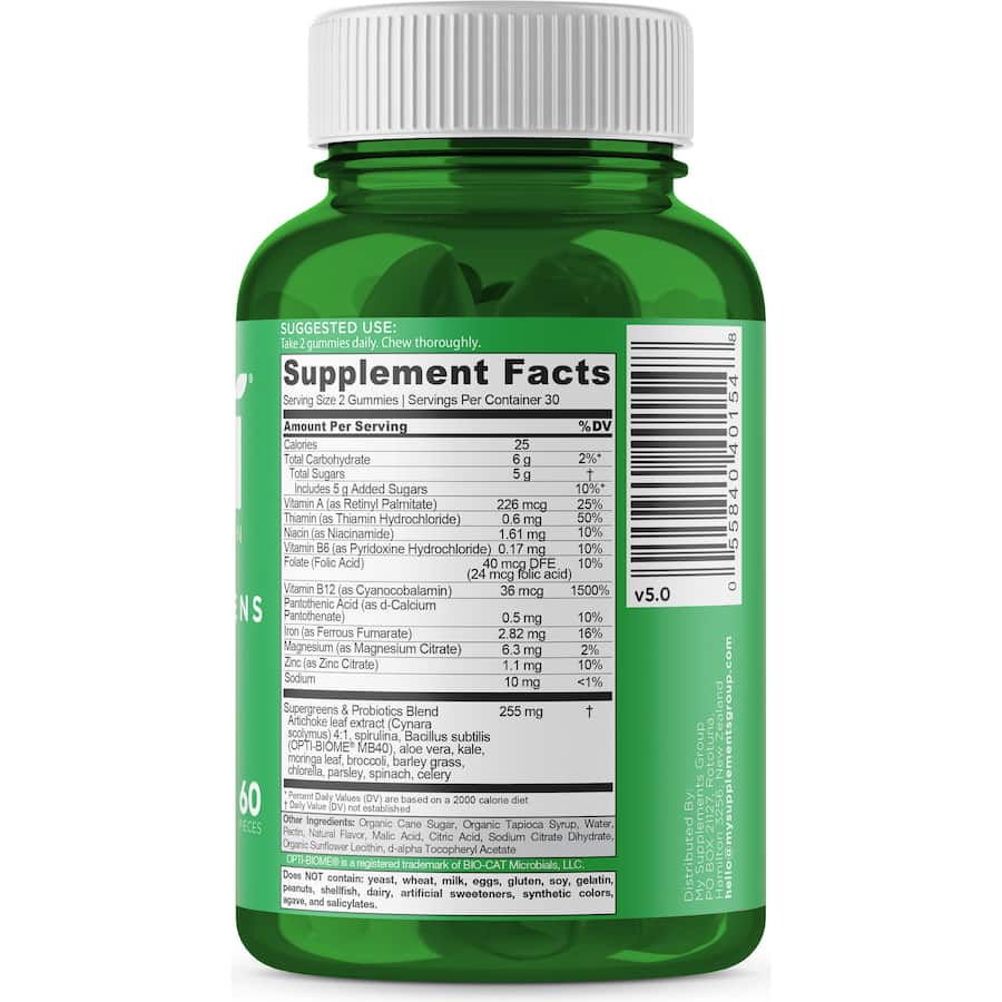 Goli Nutrition Supergreens Gummies 60pack