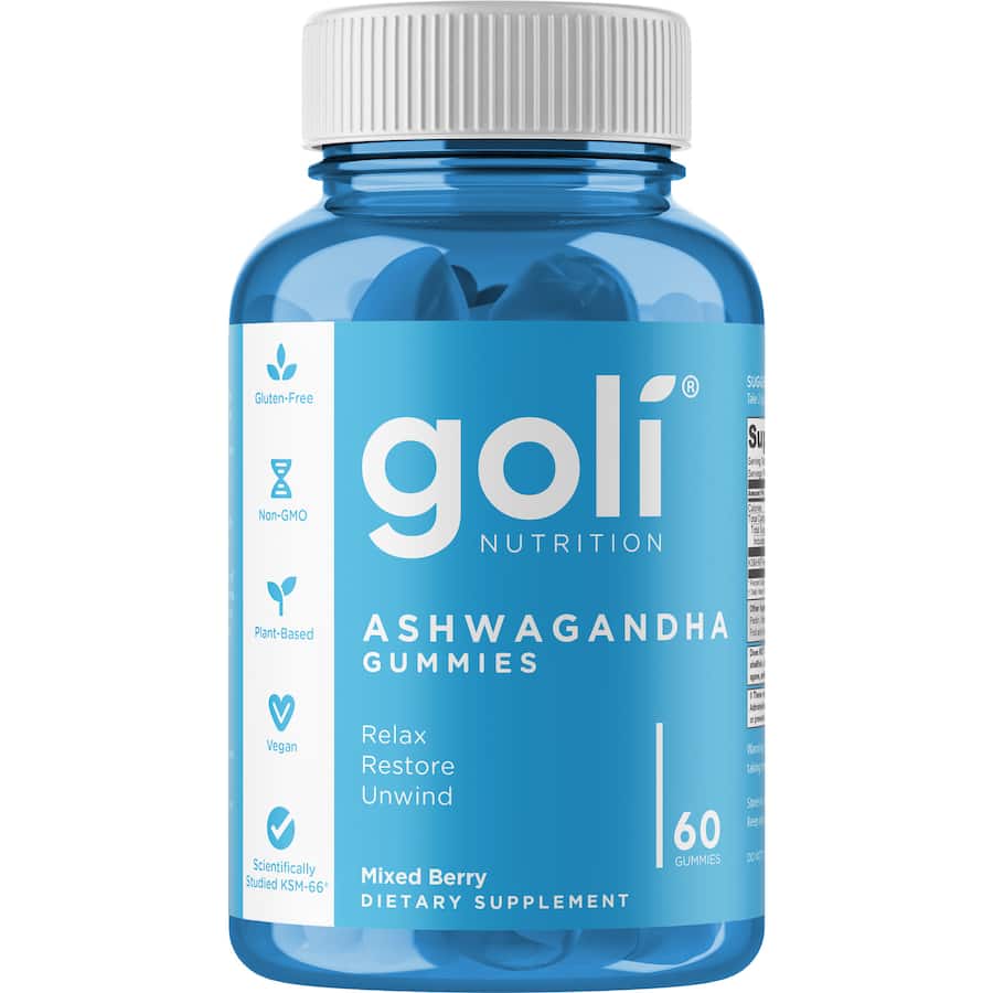 Goli Nutrition Ashwagandha Gummies 60pack