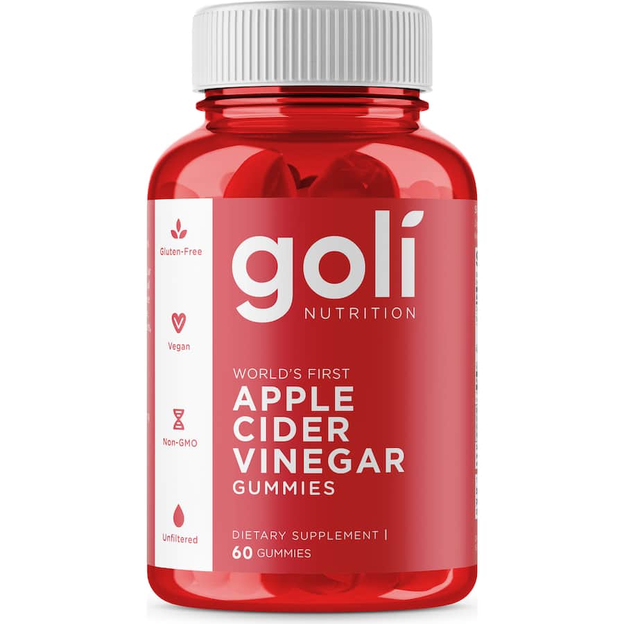 Goli Nutrition Apple Cider Vinegar Gummies 60pack