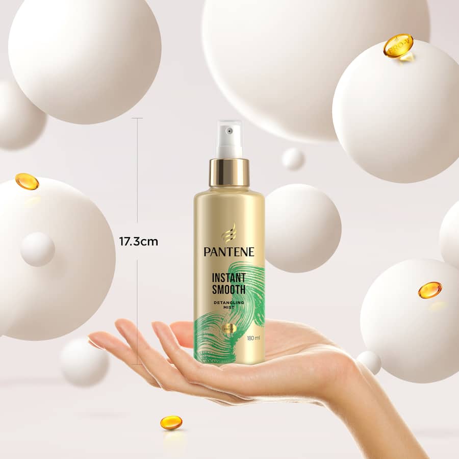 Pantene Pro-v Hair Detangler Mist Instant Smooth 180mL