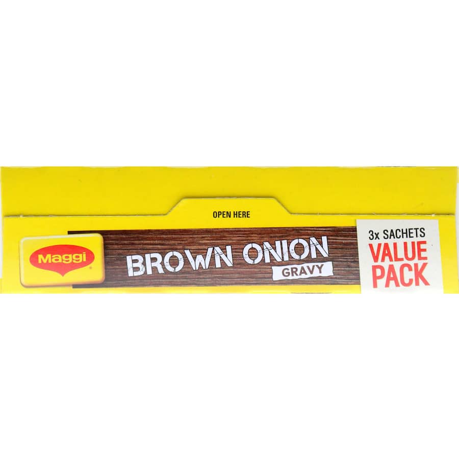 Maggi Instant Gravy Mix Brown Onion 3 pack 93g