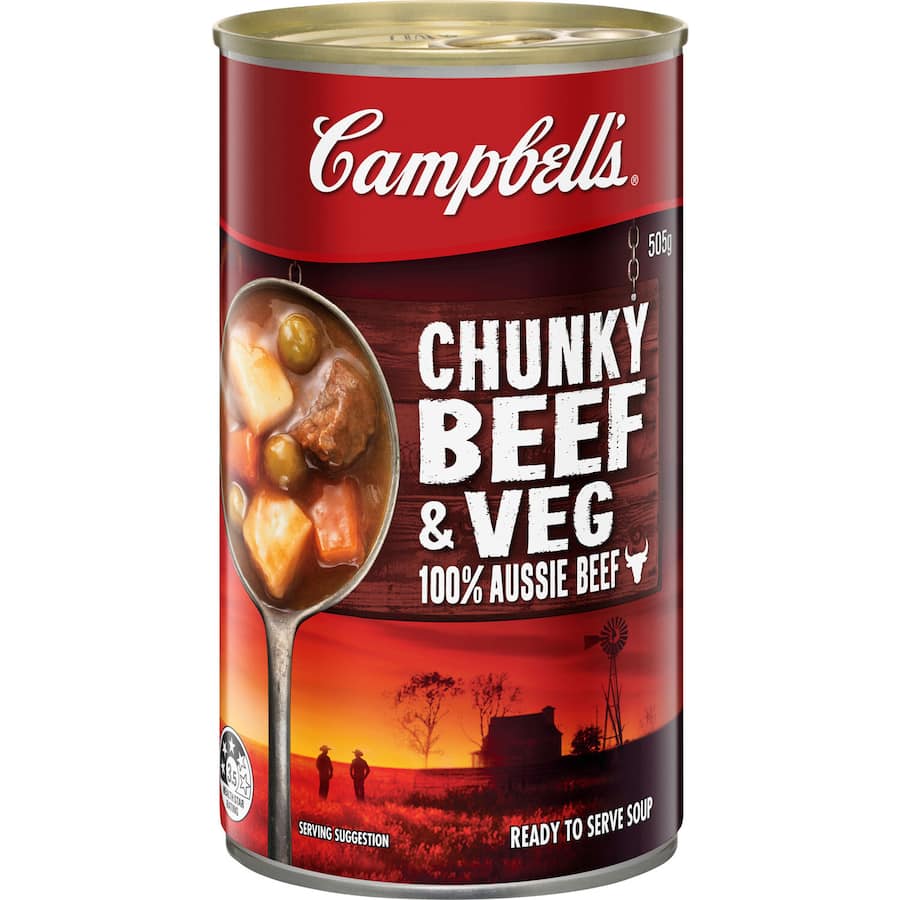 Campbell's Chunky Soup Beef Canned 505g