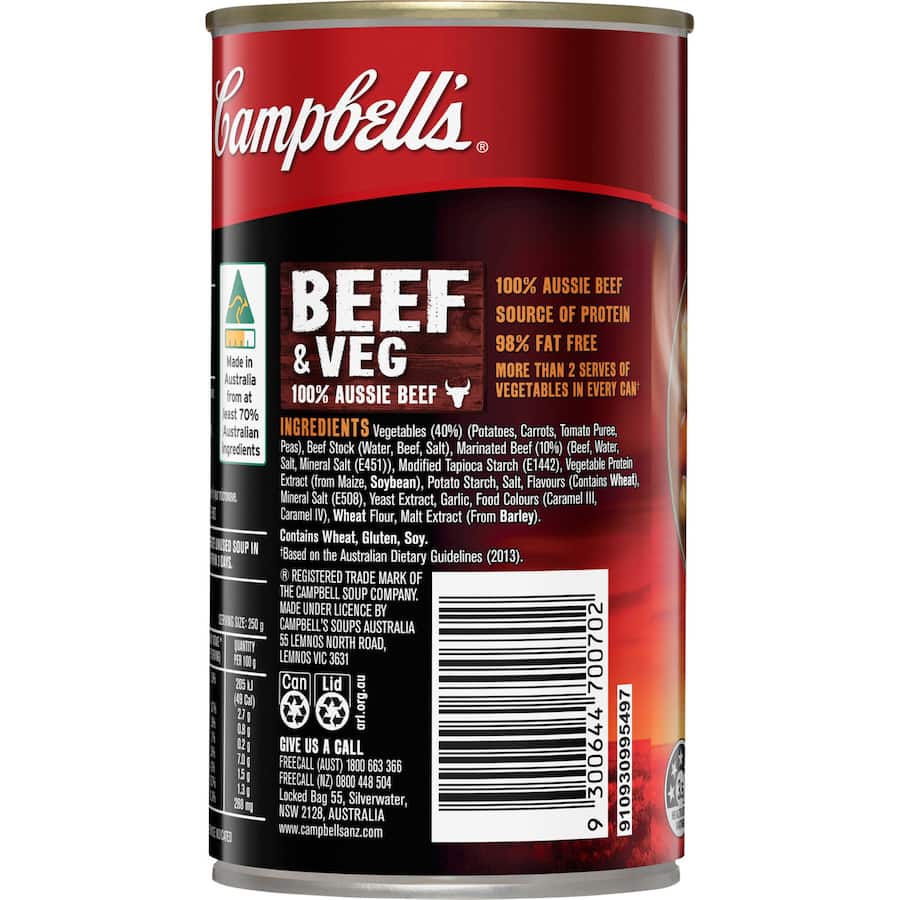 Campbell's Chunky Soup Beef Canned 505g