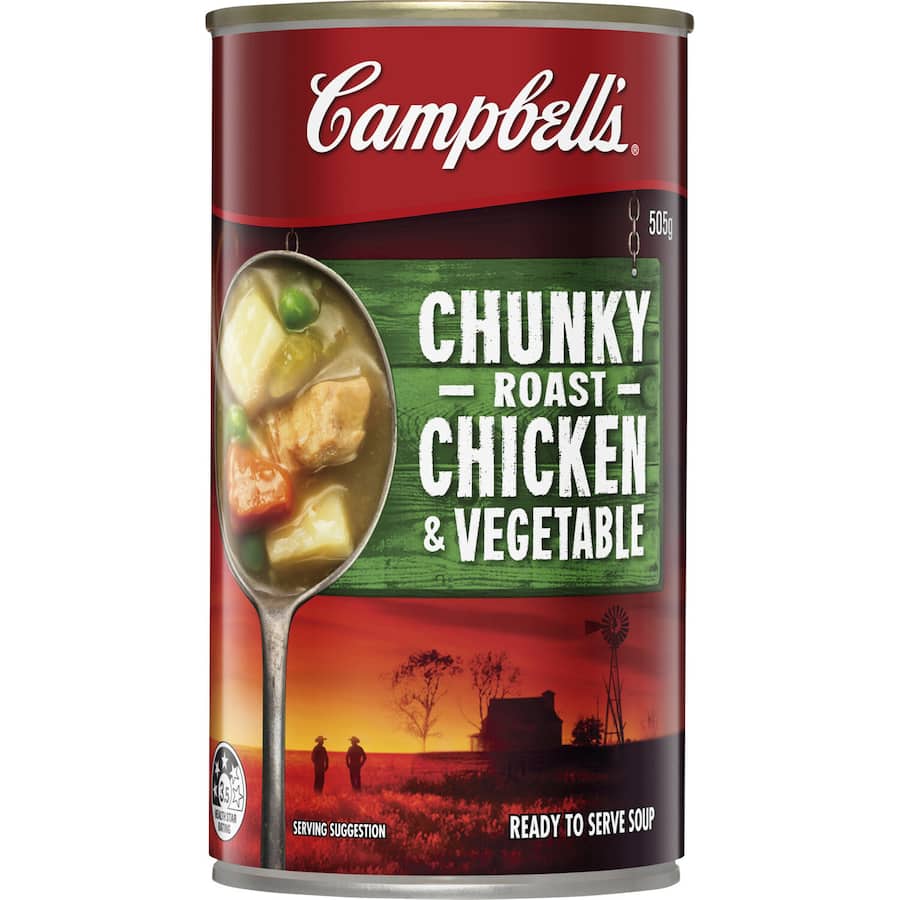 Campbell's Chunky Soup Chicken & Vegetables Canned 505g