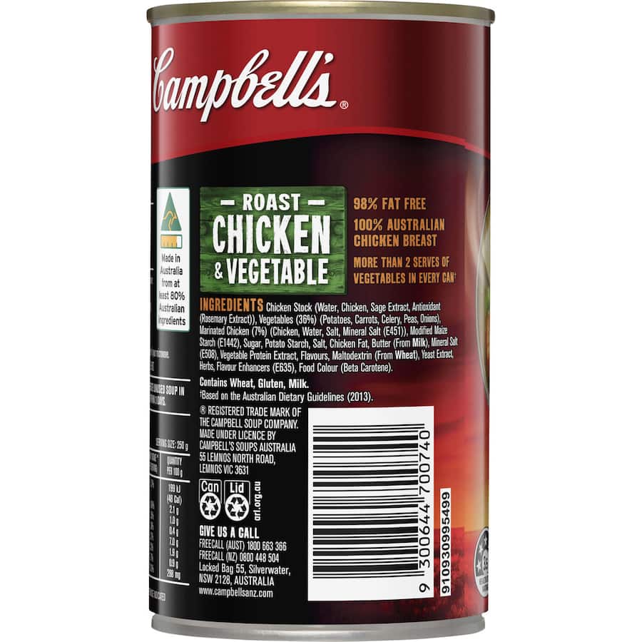 Campbell's Chunky Soup Chicken & Vegetables Canned 505g