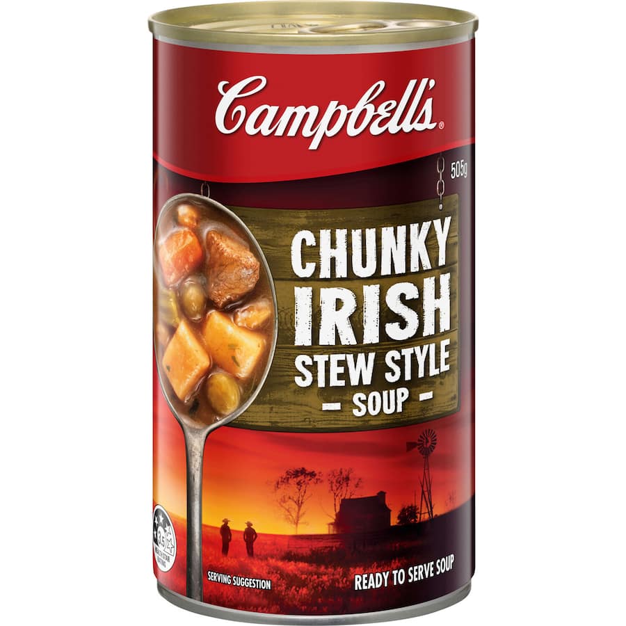 Campbell's Soup Chunky Irish Stew Style Canned 505g