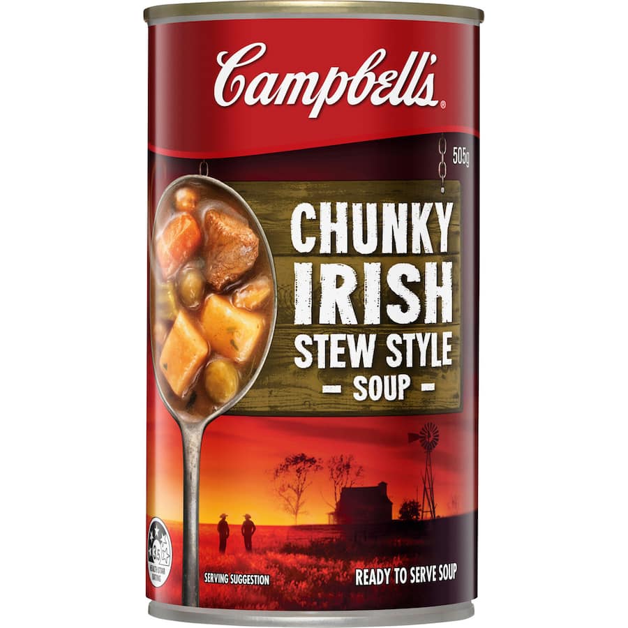 Campbell's Soup Chunky Irish Stew Style Canned 505g