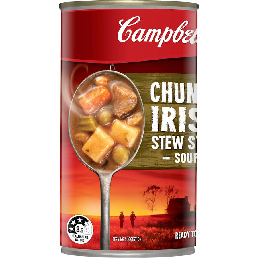 Campbell's Soup Chunky Irish Stew Style Canned 505g