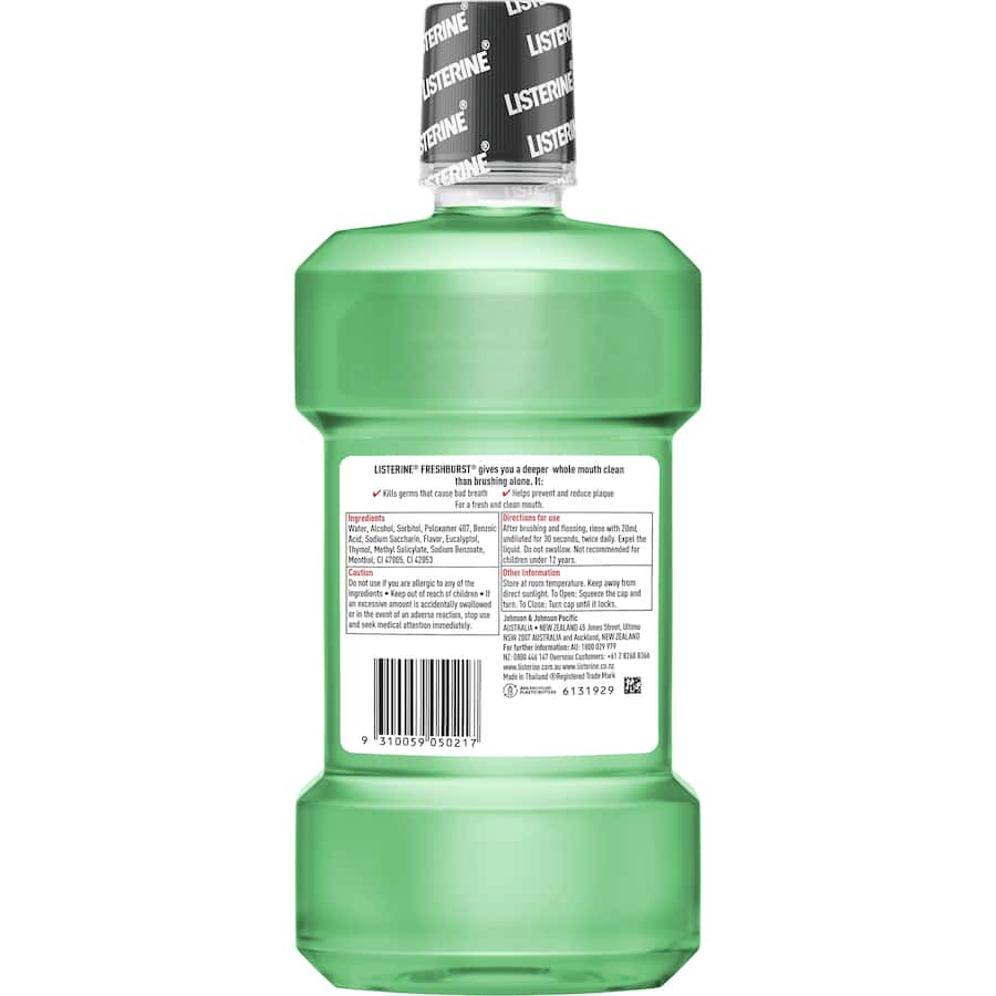 Listerine Mouthwash Fresh Burst 500mL