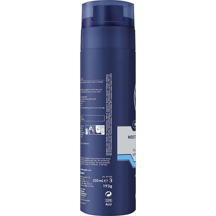 Nivea Men Moisturising Shaving Gel With Aloe Vera 200mL