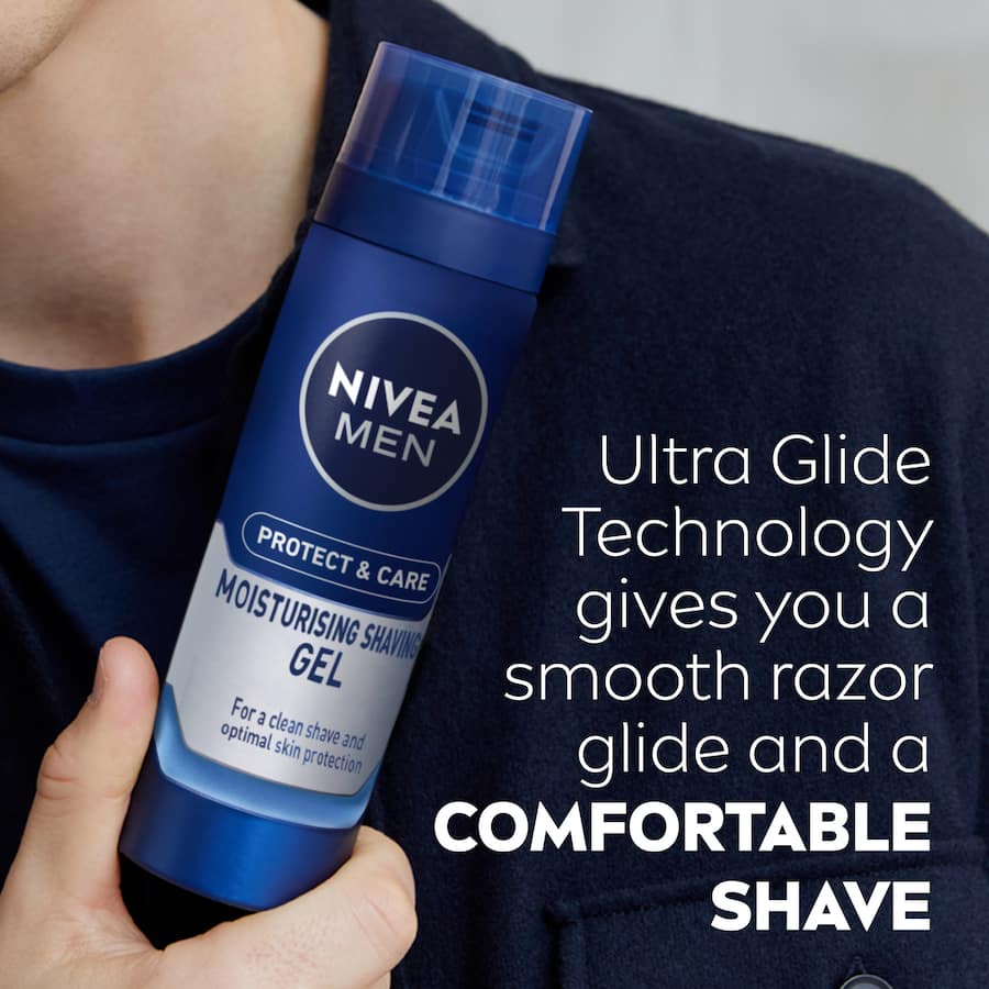 Nivea Men Moisturising Shaving Gel With Aloe Vera 200mL