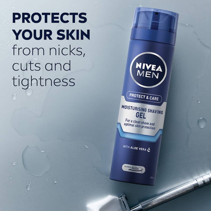 Nivea Men Moisturising Shaving Gel With Aloe Vera 200mL