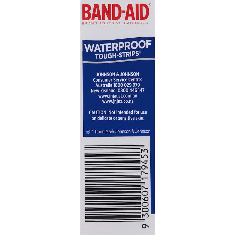Band Aid Plasters Tough Strips Waterproof 20pack