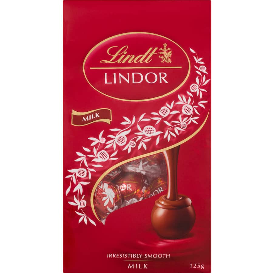 Lindt Lindor Chocolate Sharepack Milk Pouch bag 125g