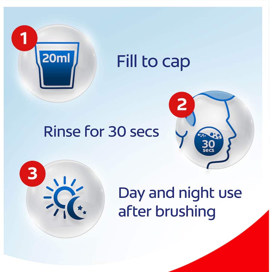 Colgate Plax Antibacterial Mouthwash Rinse Peppermint 500mL