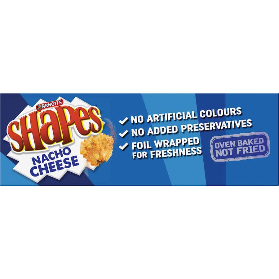 Arnotts Shapes Crackers Nacho Cheese 160g