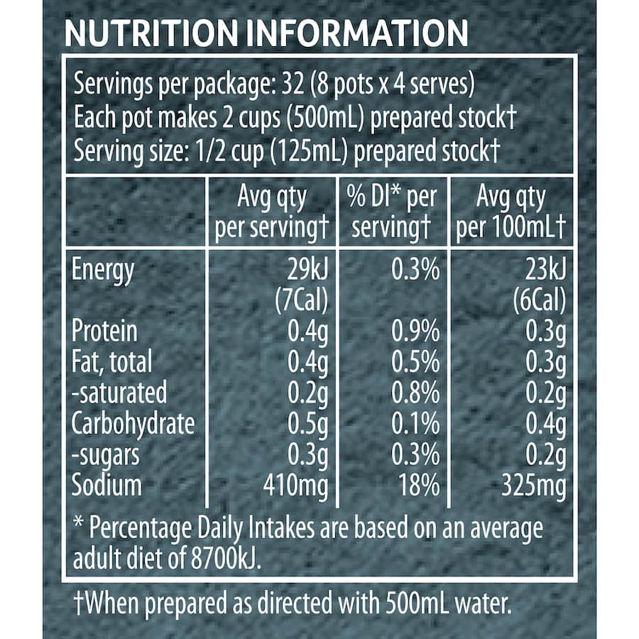 Continental Vegetable Stock Pot Concentrate 8 X 28g 8pack