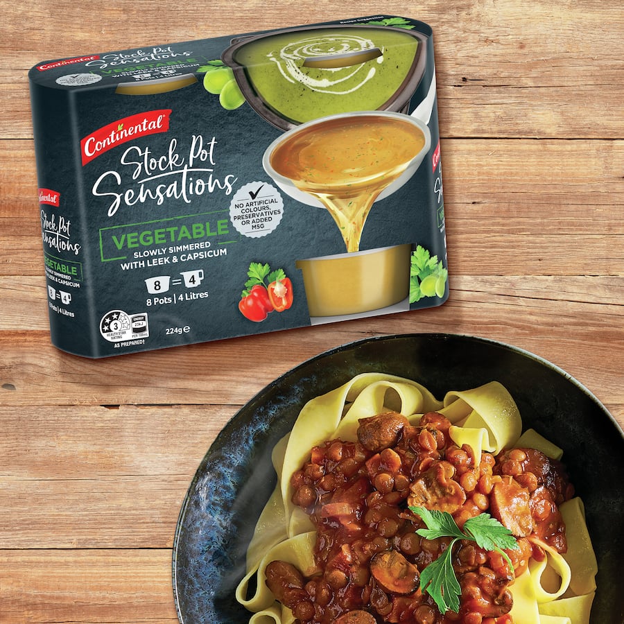 Continental Vegetable Stock Pot Concentrate 8 X 28g 8pack