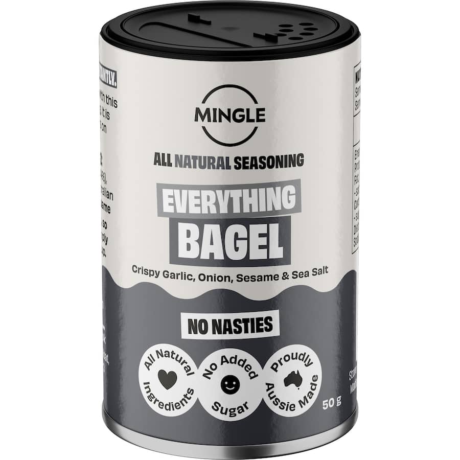 Mingle All Natural Seasoning Shaker Bagel Shaker 50g