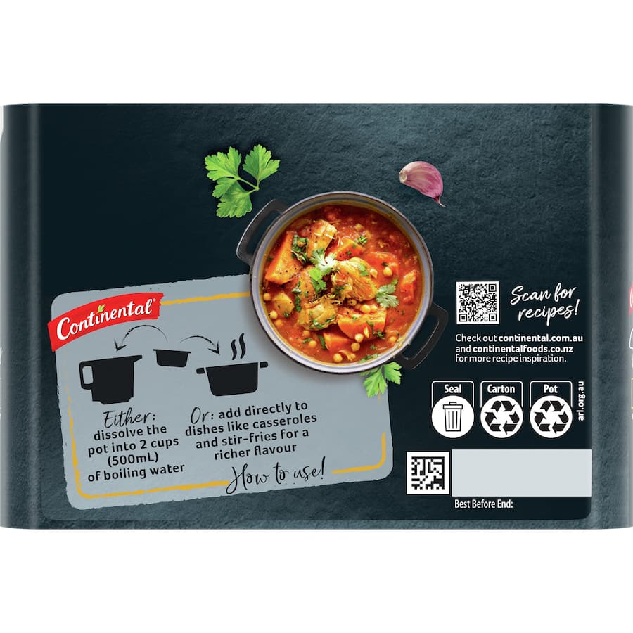 Continental Chicken Stock Pot Concentrate 8 X 28g 8pack