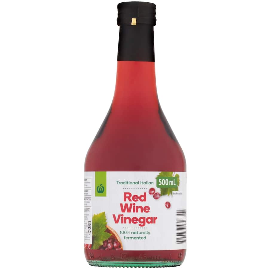 Woolworths Vinegar Red Wine 500mL