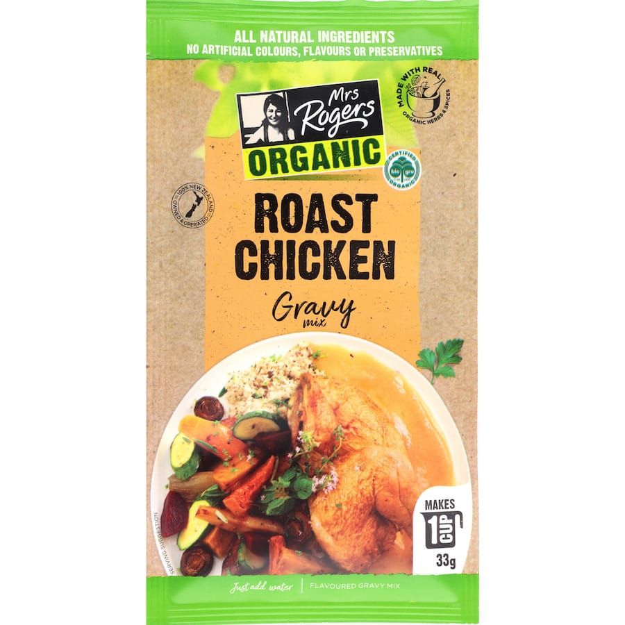 Mrs Rogers Organic Gravy Mix Roast Chicken 33g