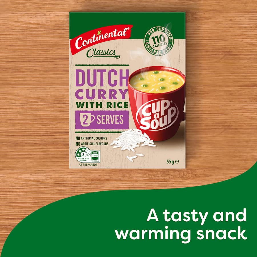 Continental Classics Cup A Soup Dutch Curry With Rice Pack 55g