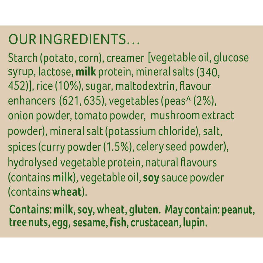 Continental Classics Cup A Soup Dutch Curry With Rice Pack 55g