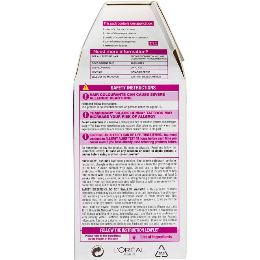 L'oreal Paris Casting Hair Colour Creme Gloss Medium Brown 500 1pack