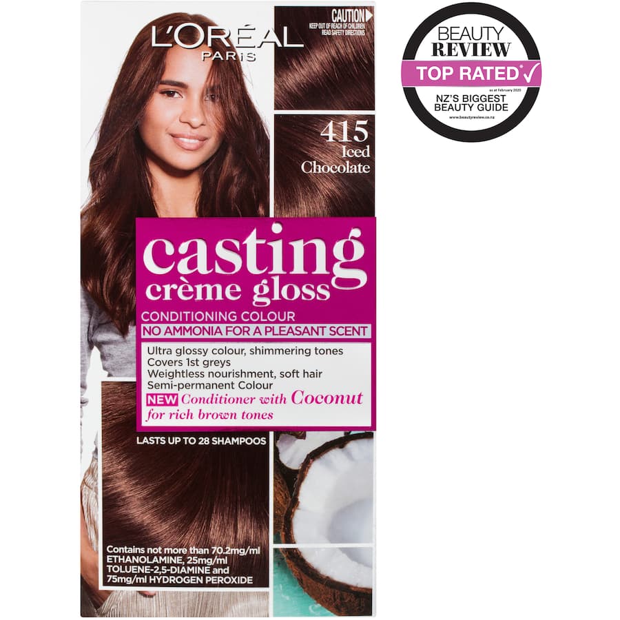 L'oreal Paris Casting Hair Colour Creme Gloss Iced Choc 415 1pack