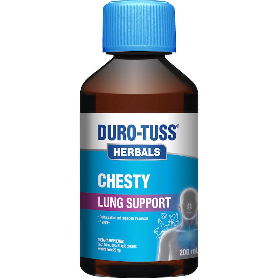 Duro-tuss Herbals Chesty Lung Support Liquid 200mL