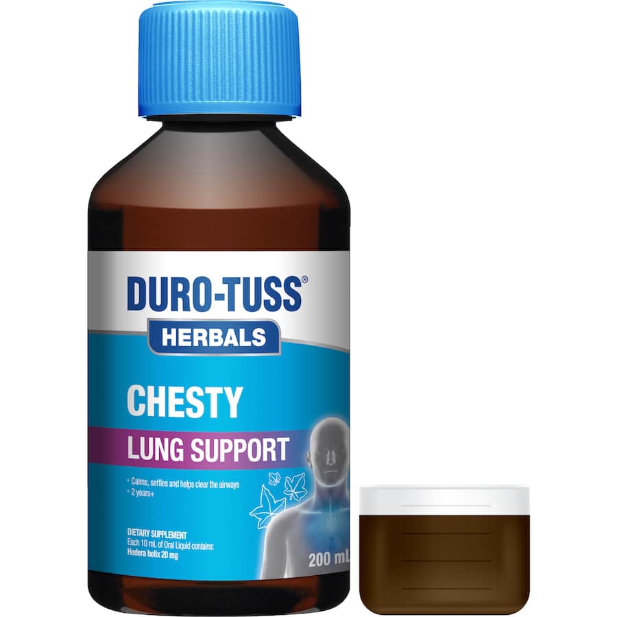 Duro-tuss Herbals Chesty Lung Support Liquid 200mL