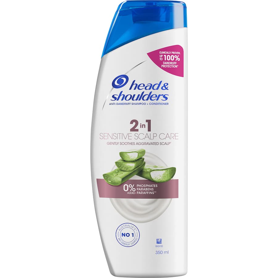 Head & Shoulders 2 In 1 Shampoo & Conditioner Sensitive 350mL