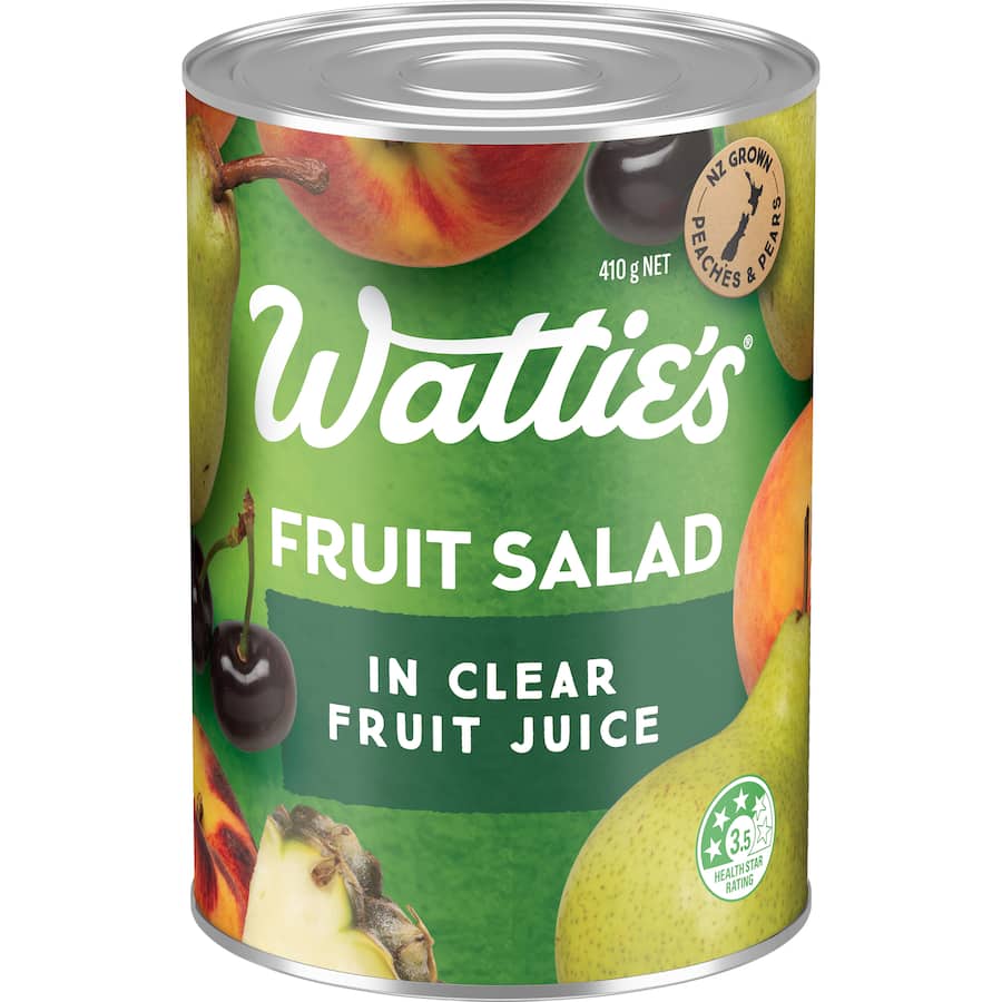 Wattie's Fruit Salad In Clear Fruit Juice Can 410g