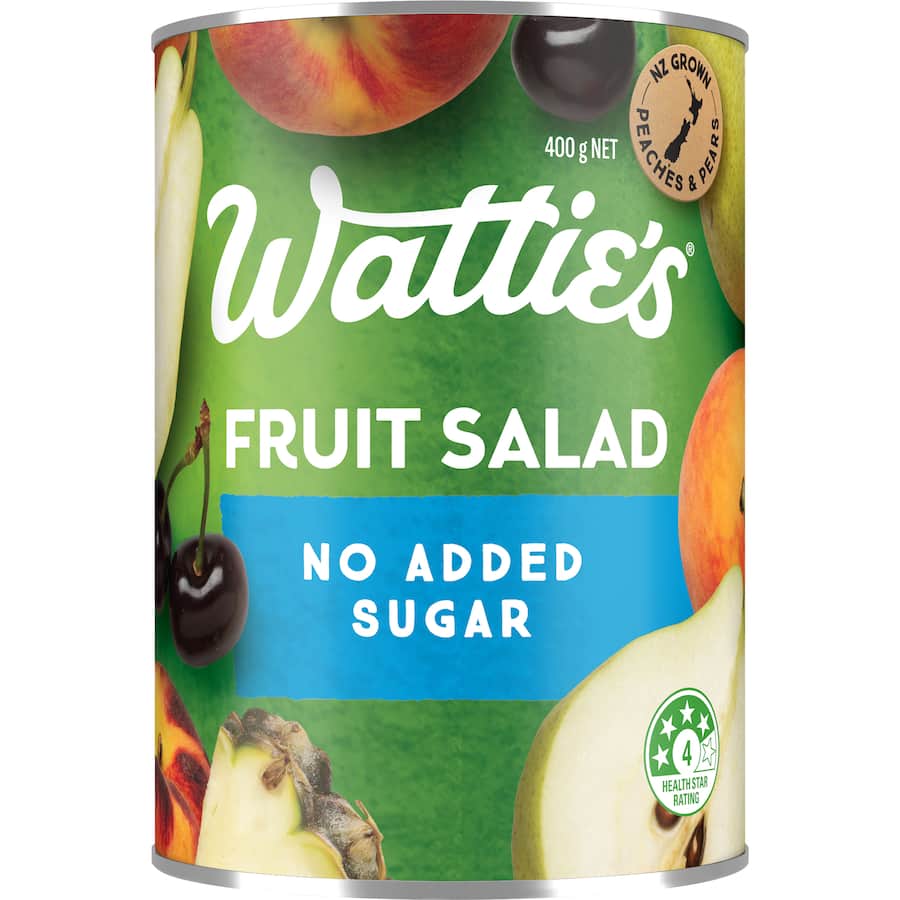 Wattie's Fruit Salad No Added Sugar Can 400g