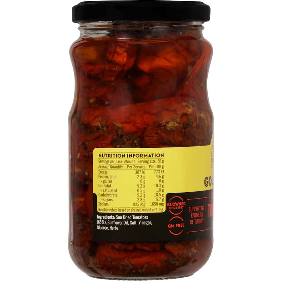 Golden Sun Sundried Tomatoes Gluten Free 320g