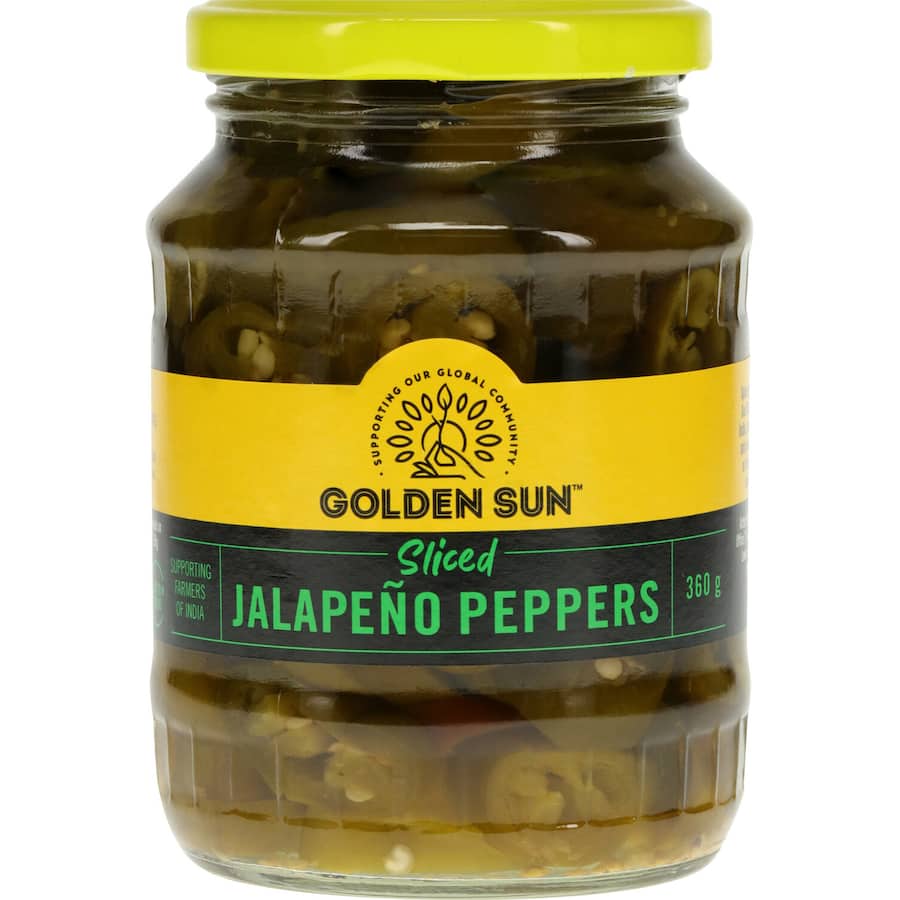 Golden Sun Peppers Sliced Jalapeno Gluten Free 360g