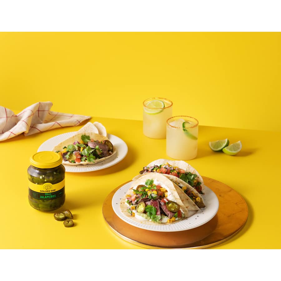 Golden Sun Peppers Sliced Jalapeno Gluten Free 360g