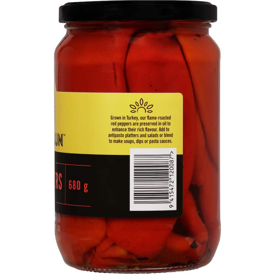 Golden Sun Peppers Red Roasted Gluten Free 680g