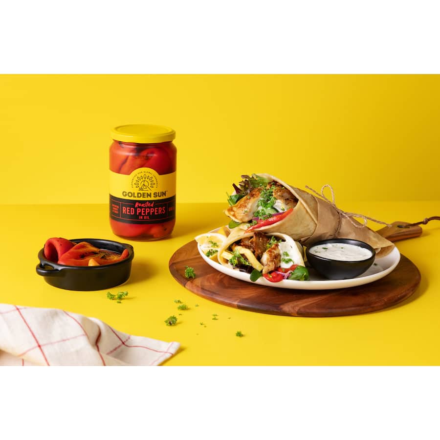 Golden Sun Peppers Red Roasted Gluten Free 680g