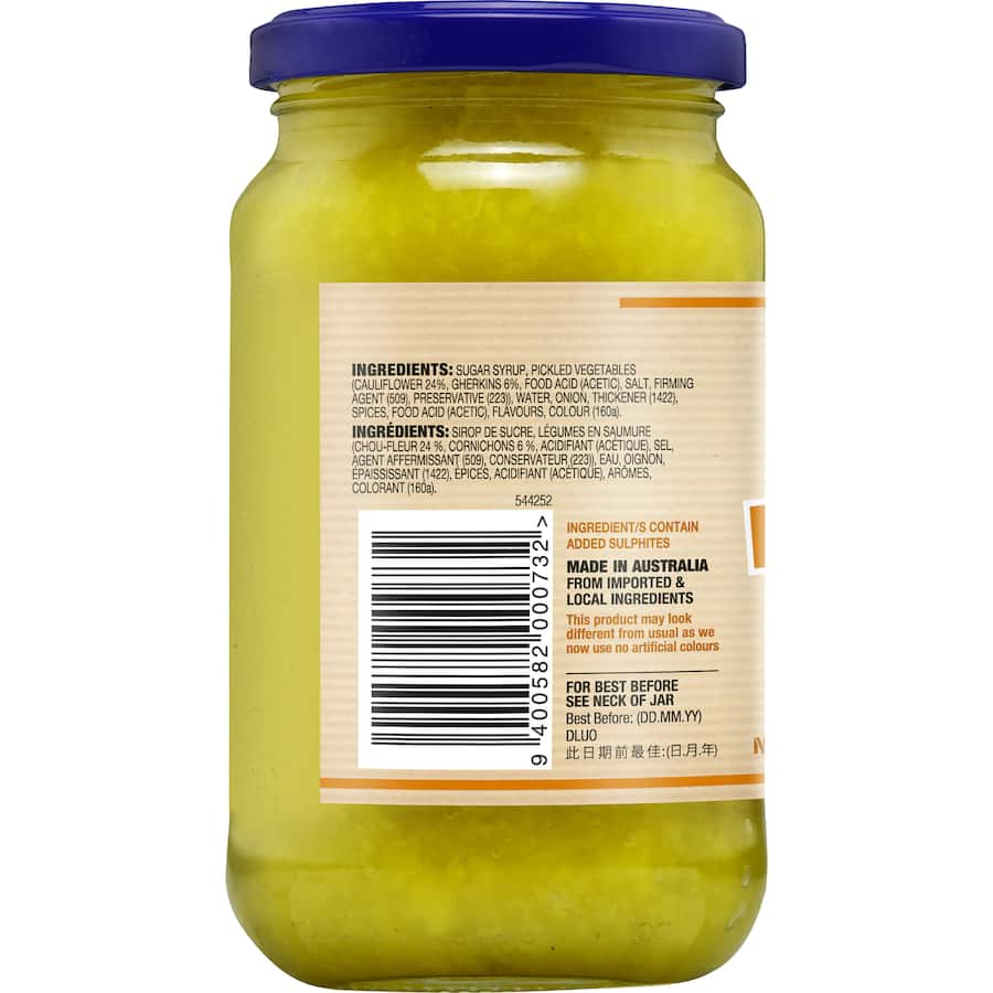 Cerebos Piccalilli Jar 400g