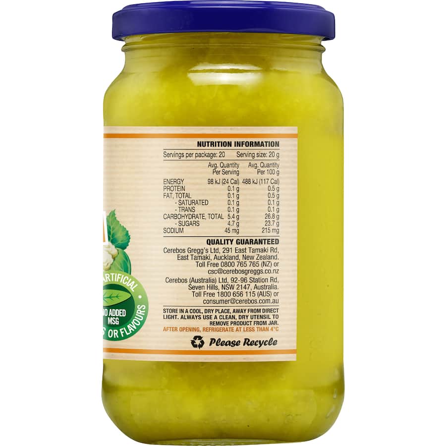 Cerebos Piccalilli Jar 400g