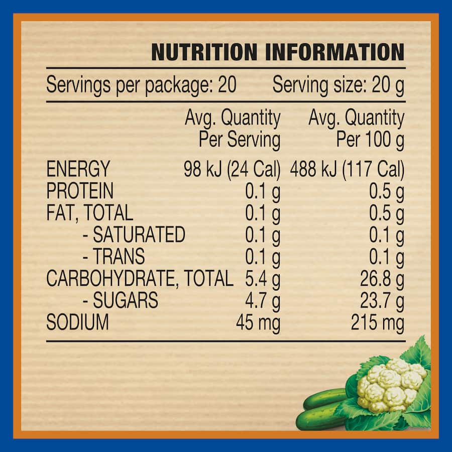 Cerebos Piccalilli Jar 400g