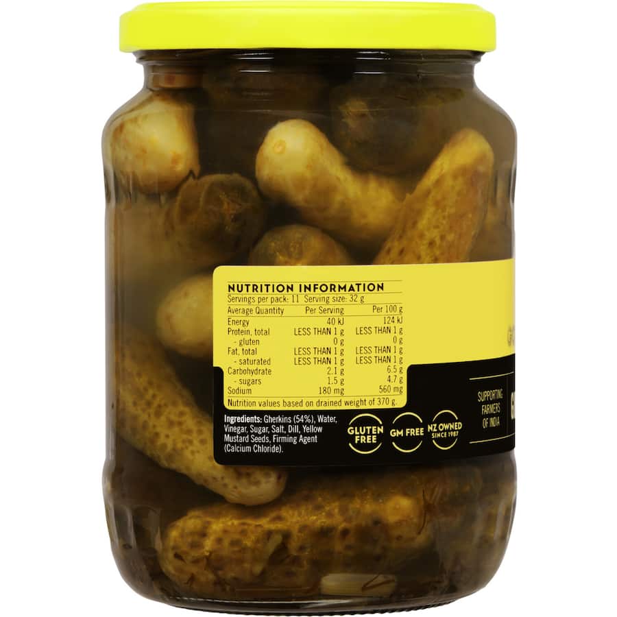 Golden Sun Gherkins Sour Sweet Gluten Free 680g