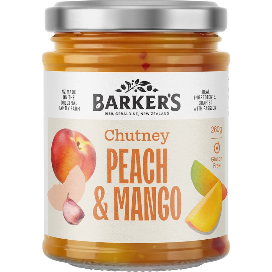 Barkers Chutney Mango & Peach 260g