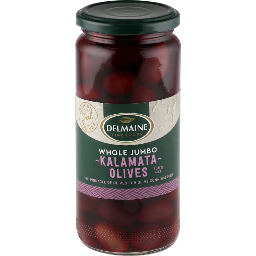 Delmaine Olives Jumbo Kalamata 485g