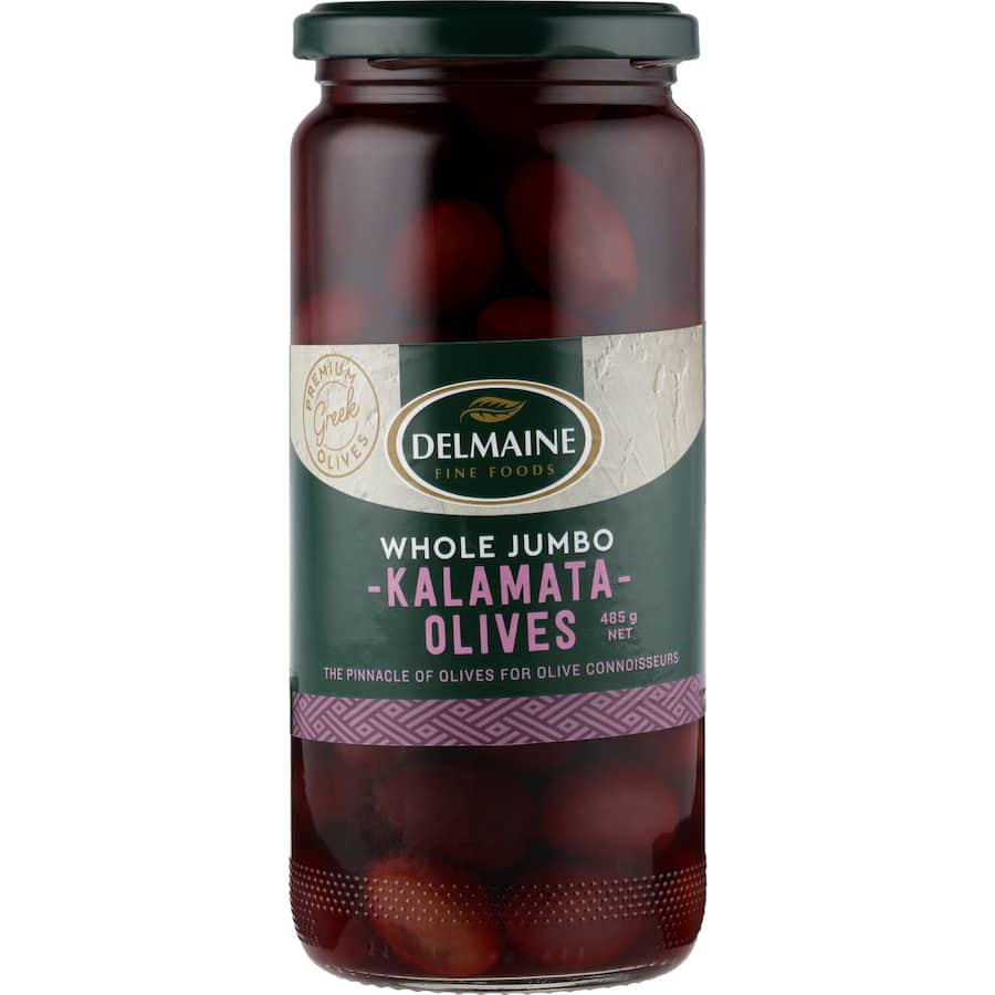 Delmaine Olives Jumbo Kalamata 485g