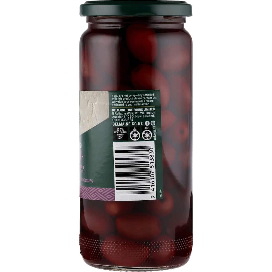 Delmaine Olives Jumbo Kalamata 485g