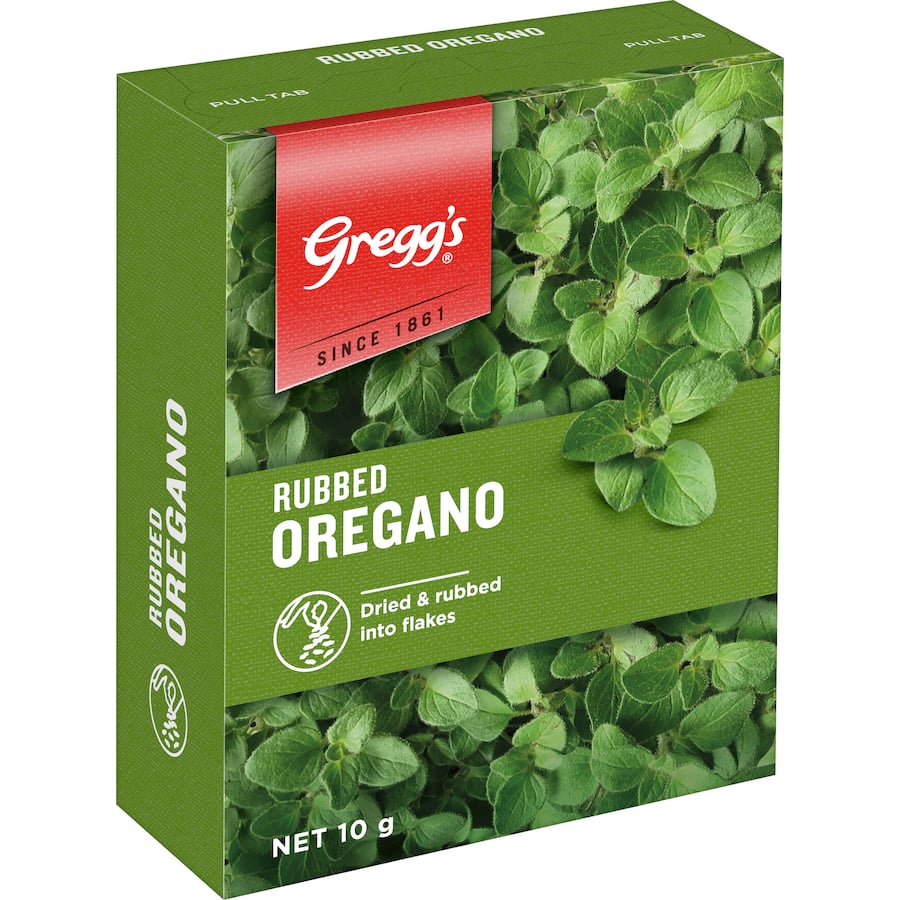 Greggs Oregano Rubbed Box 10g